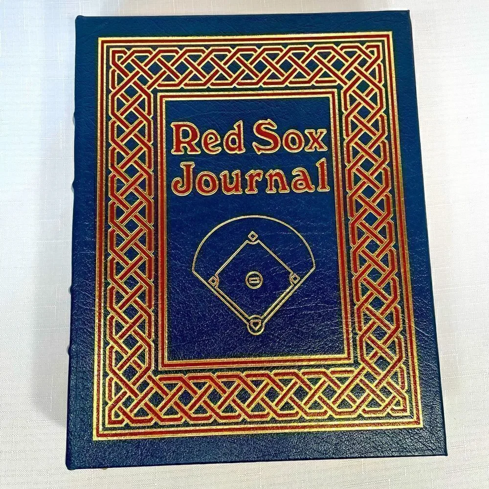 RED SOX JOURNAL COLLECTORS EDITION NEW!  BOUND IN GENUINE LEATHER